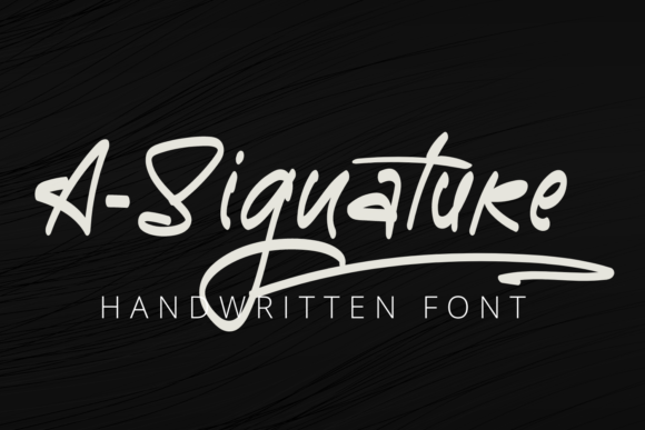 A-Signature: Elegant Handwritten Font
