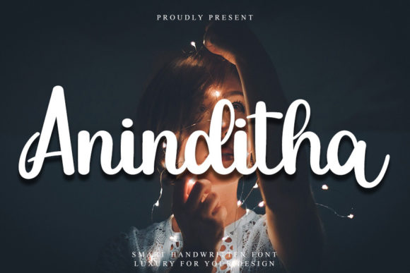 Aninditha: A Script Font for Real Projects