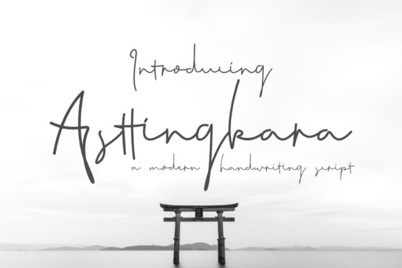 Asttingkara: A Handwritten Font for Web Design