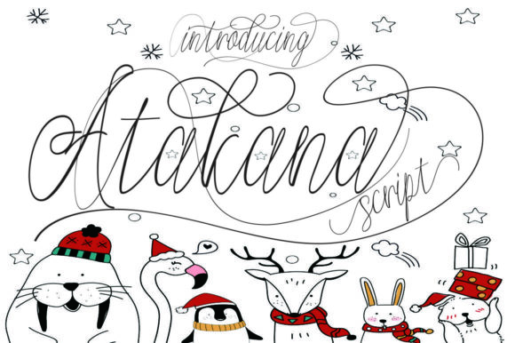 Atakana: A Script Font for Creative Makers