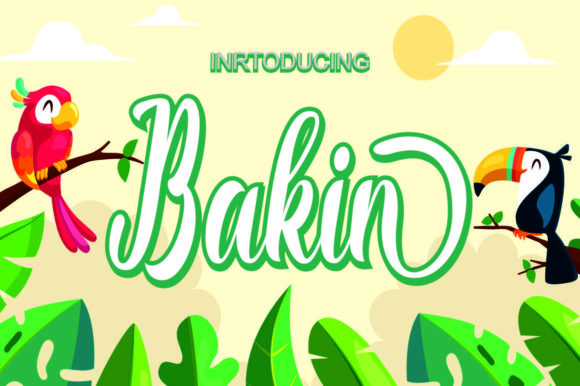 Bakin: A Beautiful Script Font