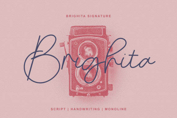Brighita: Elegant Script Font for Crafters