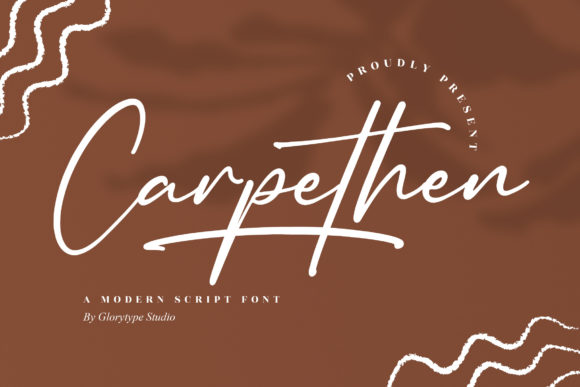 Carpethen: A Relaxed Script Font for Creative Projects