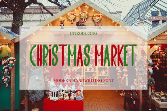 Christmas Market Font for Business