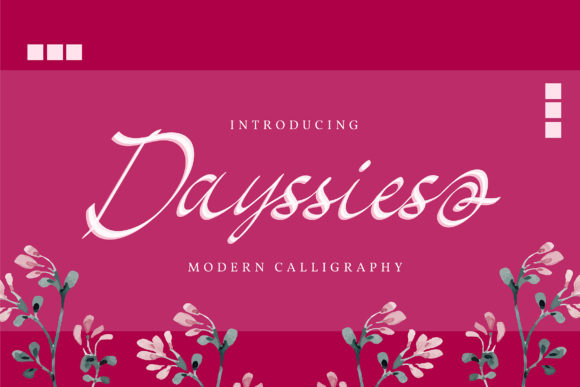 Dayssies Font: Elegant Script for Web Design