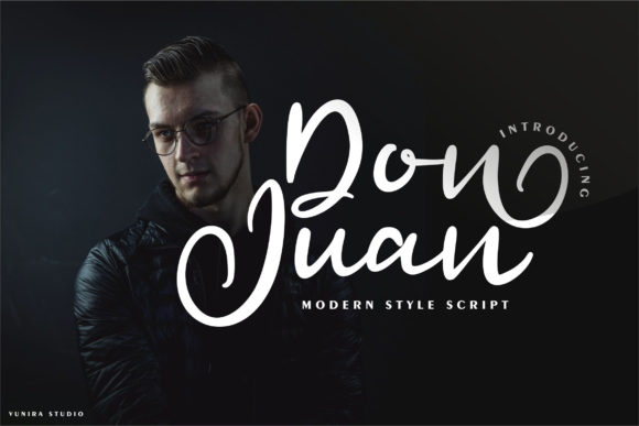 Don Juan Font: Elegant Script for Editorial Design