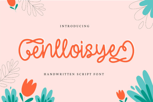 Enlloisye: A Delicate, Stylish Font