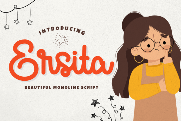 Ersita: A Beautiful Script Font for Makers