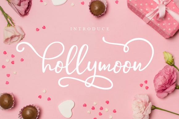 Hollymoon: A Delicate Display Font