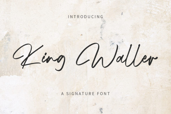 King Waller: A Bold Script for Real Design Work