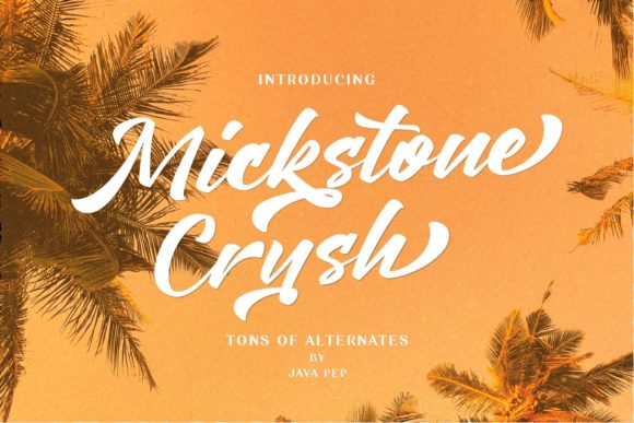 Mickstone Crush Font Review