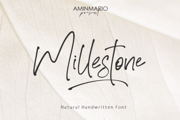 Millestone: A Stylish Handwritten Font