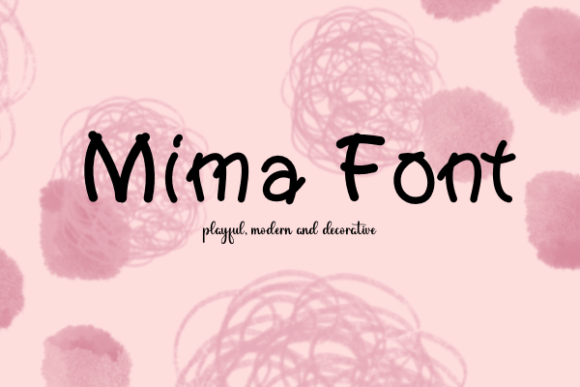 Mima Font: Handwritten Charm for Crafters