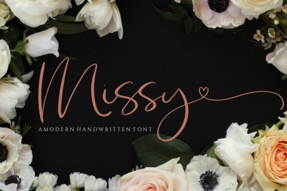 Missy: A Flowing Script Font