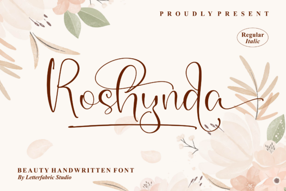 Roshynda: A Delicate Handwritten Font
