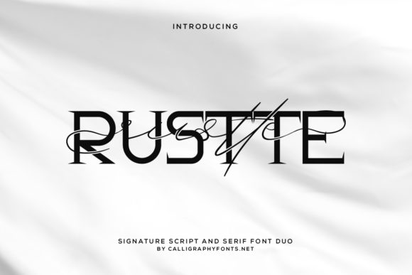Rustte: A Unique Font for Elegant Design
