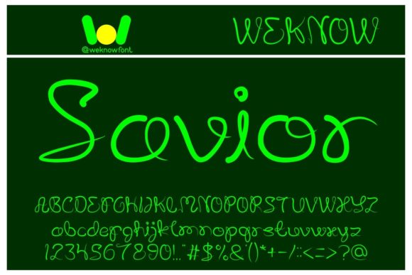Savior Font: Elegant Script for Business
