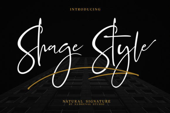 Shage Style: A Font for Business Success