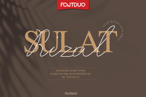 Sulat Rizal: A Stylish Script Font for Business