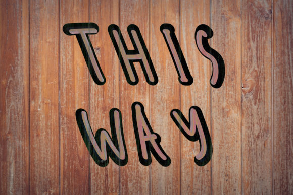 This Way: A Handwritten Font for Editorial Magic
