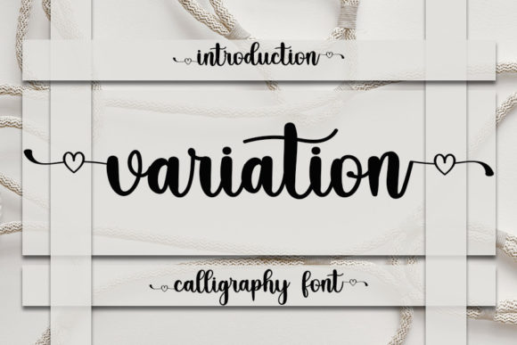 Variation: A Script Font for Elegant Design