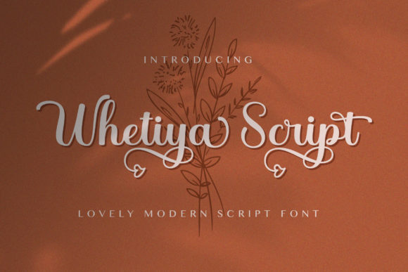 Whetiya: A Romantic Handwritten Font